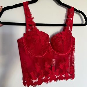 NWT Victoria’s Secret Red Corset